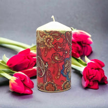 Load image into Gallery viewer, Cashmere paisley pattern candle