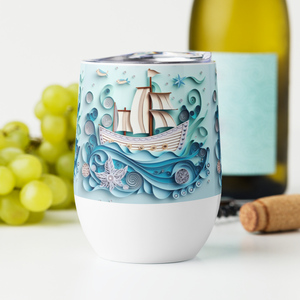 Sail Boat Wine tumbler