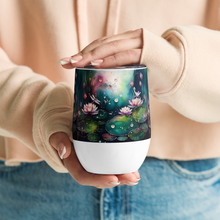 Load image into Gallery viewer, Water Lily Wine Tumbler
