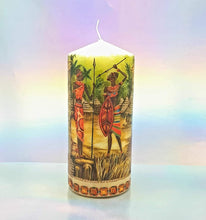 Load image into Gallery viewer, African design candle