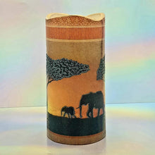 Load image into Gallery viewer, African elephants candle