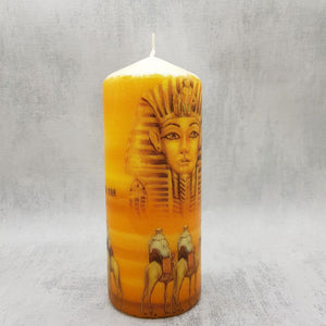 Tutankhamun decorative candle