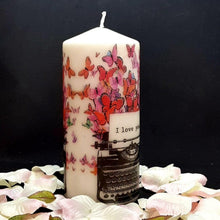 Load image into Gallery viewer, Pillar candle I Love You [product_type] Candle Affair