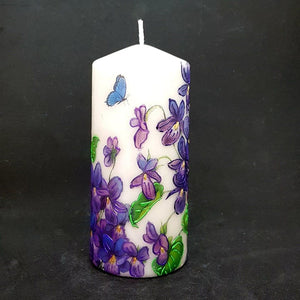 Purple delight Large pillar candle [product_type] Candle Affair