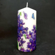 Load image into Gallery viewer, Purple delight Large pillar candle [product_type] Candle Affair