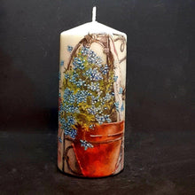 Load image into Gallery viewer, Flower Pot Large pillar candle Wax pillar candle Candle Affair