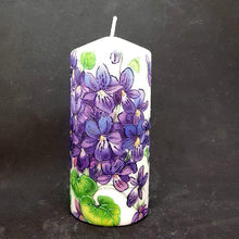 Load image into Gallery viewer, Purple delight Large pillar candle [product_type] Candle Affair