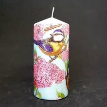 Load image into Gallery viewer, Pink Spring Large pillar candle [product_type] Candle Affair