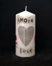 Load image into Gallery viewer, Large pillar candle Love Birds Wax pillar candle Candle Affair