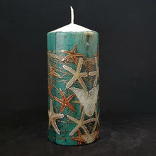 Load image into Gallery viewer, Sea stars Large pillar candle [product_type] Candle Affair