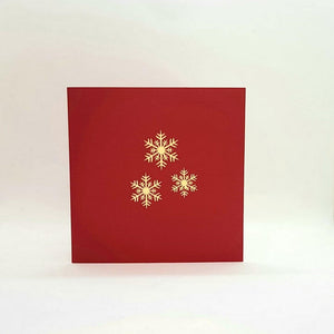 Christmas pop up greeting card - Snowflake [product_type] Candle Affair