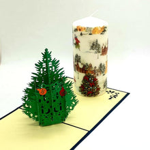 Load image into Gallery viewer, Christmas Tree Pop Up Greeting Card [product_type] Candle Affair