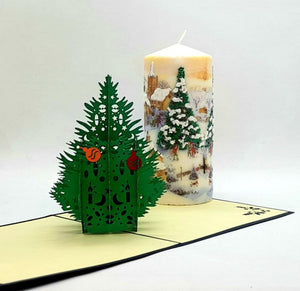 Christmas Tree Pop Up Greeting Card [product_type] Candle Affair