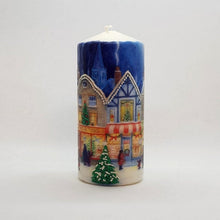 Load image into Gallery viewer, Christmas pillar candle High Street Wax pillar candle Candle Affair