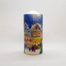 Load image into Gallery viewer, Christmas pillar candle High Street Wax pillar candle Candle Affair