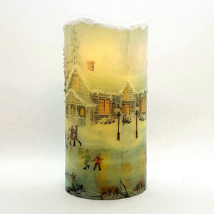 Winter at the lake LED Christmas candle [product_type] Candle Affair