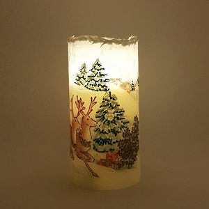 Dashing through the snow LED Christmas candle LED candle Candle Affair