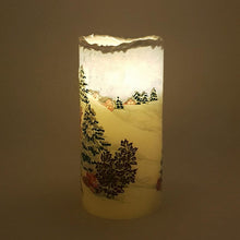 Load image into Gallery viewer, Dashing through the snow LED Christmas candle LED candle Candle Affair