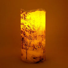 Load image into Gallery viewer, Winter at the lake LED Christmas candle [product_type] Candle Affair