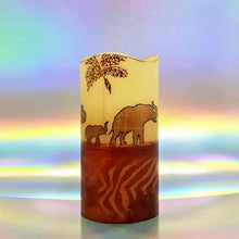 Load image into Gallery viewer, Golden Sunset LED pillar candle LED candle Candle Affair
