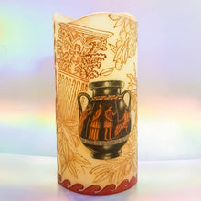 Load image into Gallery viewer, Aphrodite Real wax LED pillar candle LED candle Candle Affair