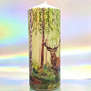 English Woodlands XL pillar candle Wax pillar candle Candle Affair