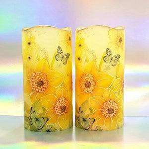 Sunny Spring LED pillar candle [product_type] Candle Affair