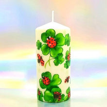 Load image into Gallery viewer, Good Luck large pillar candle candle CandleAffair