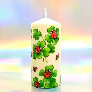 Good Luck large pillar candle candle CandleAffair