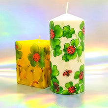 Load image into Gallery viewer, Good Luck large pillar candle candle CandleAffair