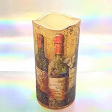 Load image into Gallery viewer, Large LED pillar candle - Cheers