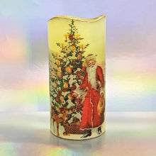 Load image into Gallery viewer, Vintage Christmas FLameless candle