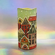 Load image into Gallery viewer, Christmas LED pillar candle, Flameless decorative candle, gift, night light, decor