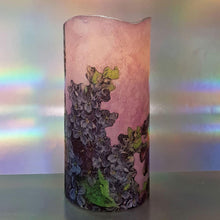 Load image into Gallery viewer, Shimmering LED pillar candle, Flameless love candle, unique Valentines home decor, gift for her, him