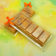 Load image into Gallery viewer, Mojave desert wax melts, highly scented eco soy scented snapbars clamshell
