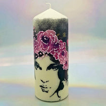 Load image into Gallery viewer, Decorative pillar candle, Girl power candle, Unique home decor, gift for mother, her, birthday present