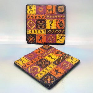 African pattern slate coasters - Gift Affair
