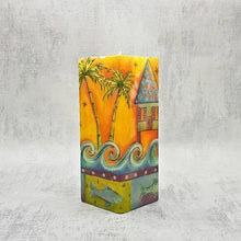 Load image into Gallery viewer, Decorative pillar candle, Beach and sea candle, best friend unique gift