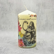 Load image into Gallery viewer, Decorative candle, Alice in wonderland candle gift, Alice in wonderland decor