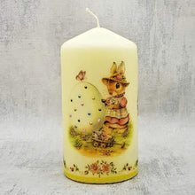 Load image into Gallery viewer, Easter decorative candles, Easter home and table decor, Easter bunnies candle gift