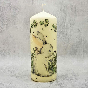Easter bunny decorative candles, Easter home and table decor, Easter gift for friends and family