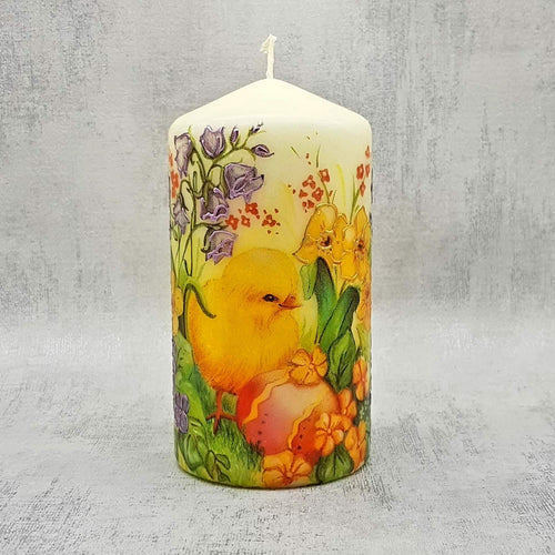 Easter Chick decorative candles, Easter home and table decor, Easter chicken candle gift