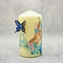 Load image into Gallery viewer, Easter decorative candle, Easter Bunnies, Unique Easter home decor, Best Easter gift