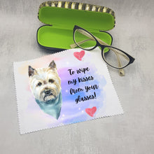 Load image into Gallery viewer, Soft cloth for eyeglasses, lens, spectacles, screens, Small dogs lover gift
