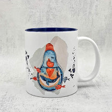 Load image into Gallery viewer, Whale mug and coaster, Ceramic tableware, personalised mug and coaster