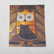 Load image into Gallery viewer, The Owl King soft cloth for eyeglasses, lens, spectacles, screens, owl lover gift