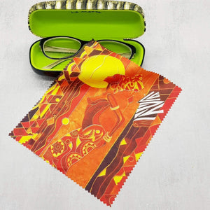 African girl soft cloth for eyeglasses, lens, spectacles, screens, art lover gift - Gift Affair