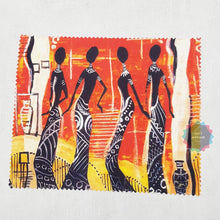 Load image into Gallery viewer, Dancing girls soft cloth for eyeglasses, lens, spectacles, screens, African art lover gift