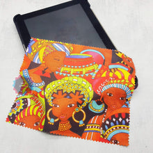 Load image into Gallery viewer, Colours of Life soft cloth for eyeglasses, lens, spectacles, screens, African art lover gift