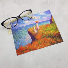 Load image into Gallery viewer, Monet painting soft cloth for eyeglasses, lens, spectacles, screens, art lover gift